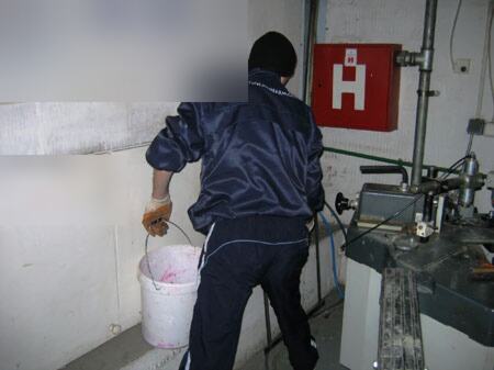 Deratizacija prostorija fabrike aluminijumske stolarije — snimak 5 od 6