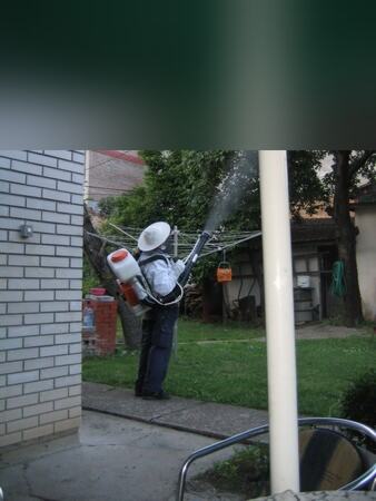 Suzbijanje osa mikroniranjem motornim ULV rasprskivačem — snimak 3 od 4