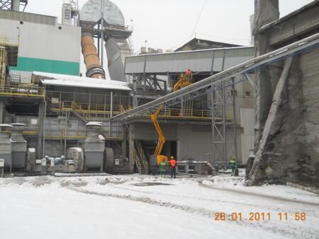 Čišćenje rezervoara opasnih i zapaljivih materija u EXD2 verziji, u krugu fabrike cementa — snimak 12 od 30